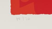 Small Red 1 and Small Red 4 (a pair of prints), 1973