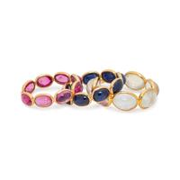 COLLECTION OF GEMSTONE RINGS