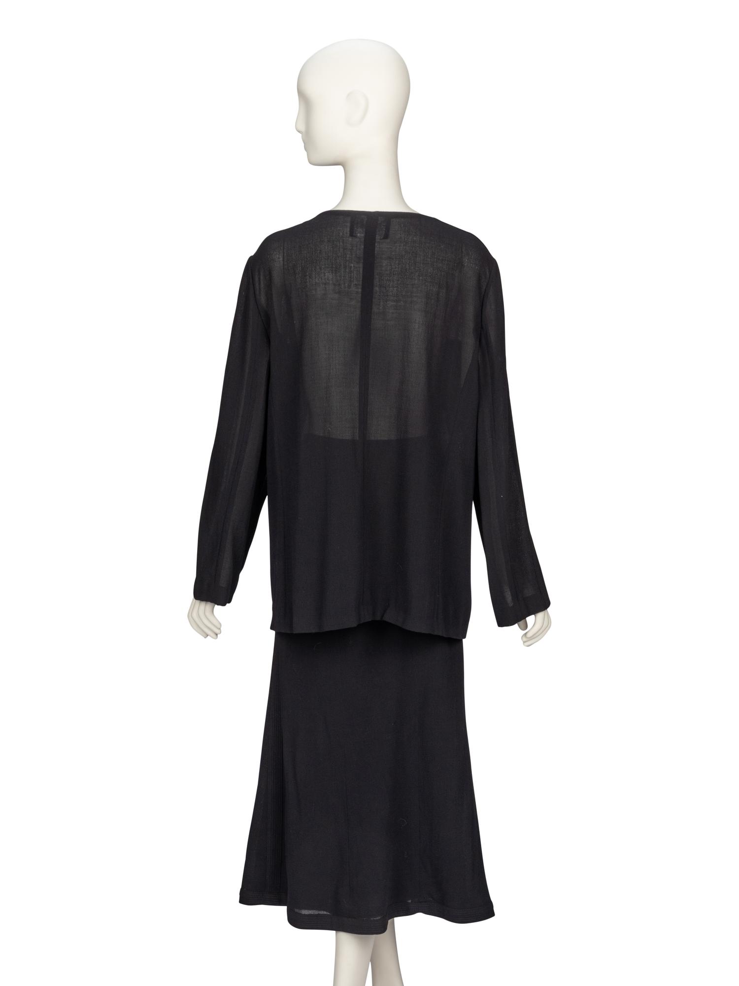 Chanel, Georgette Skirt Suit
