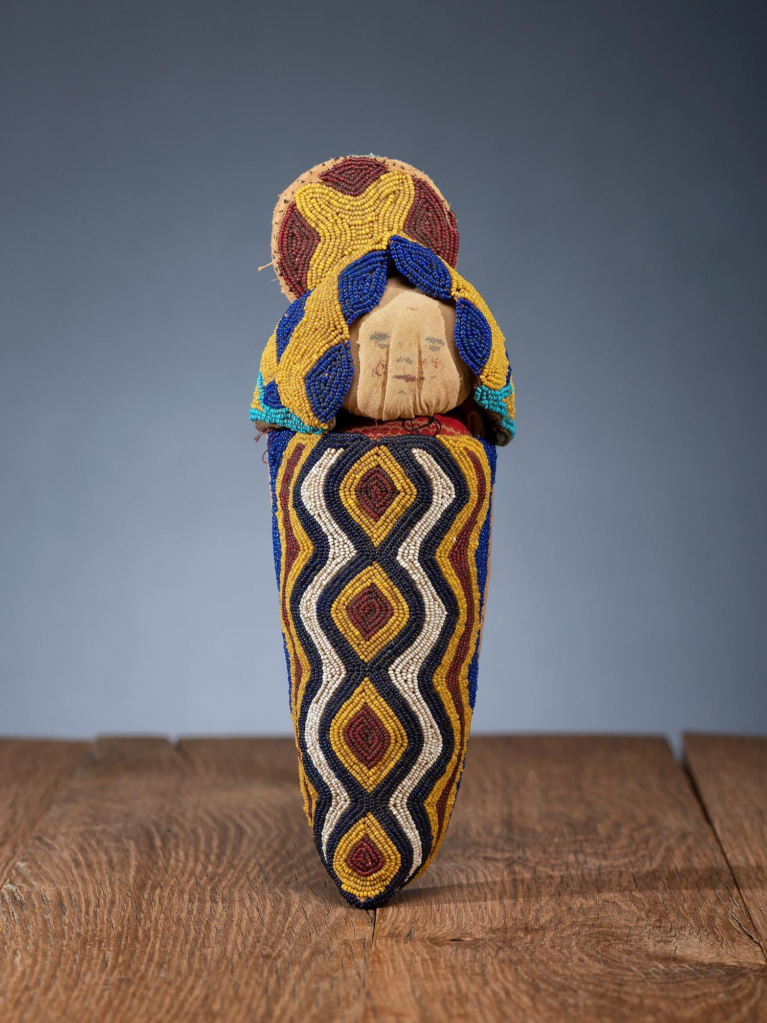 Umatilla Beaded Doll Cradle