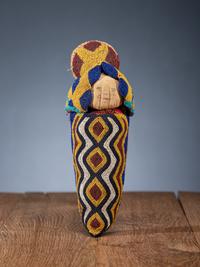 Umatilla Beaded Doll Cradle