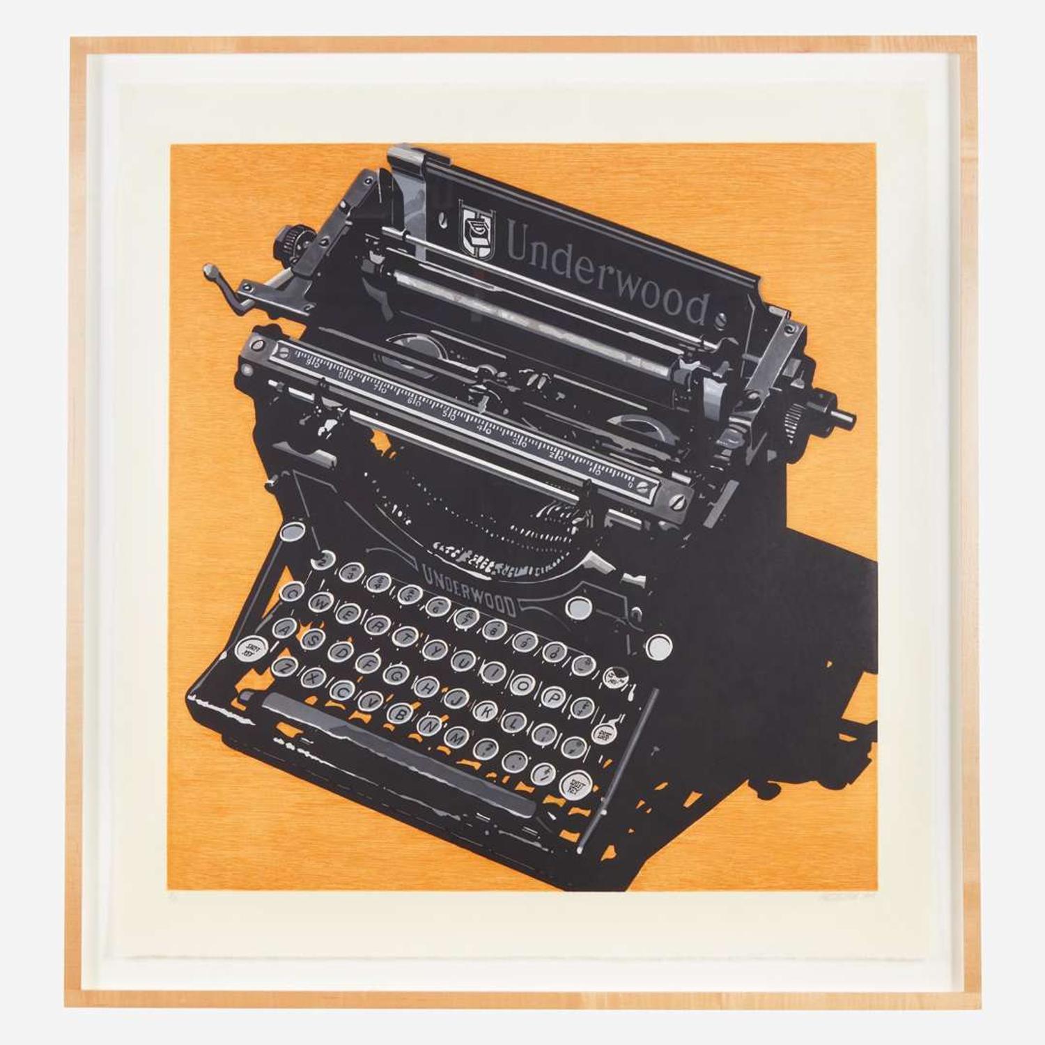 Robert Cottingham (American, b. 1935) Underwood