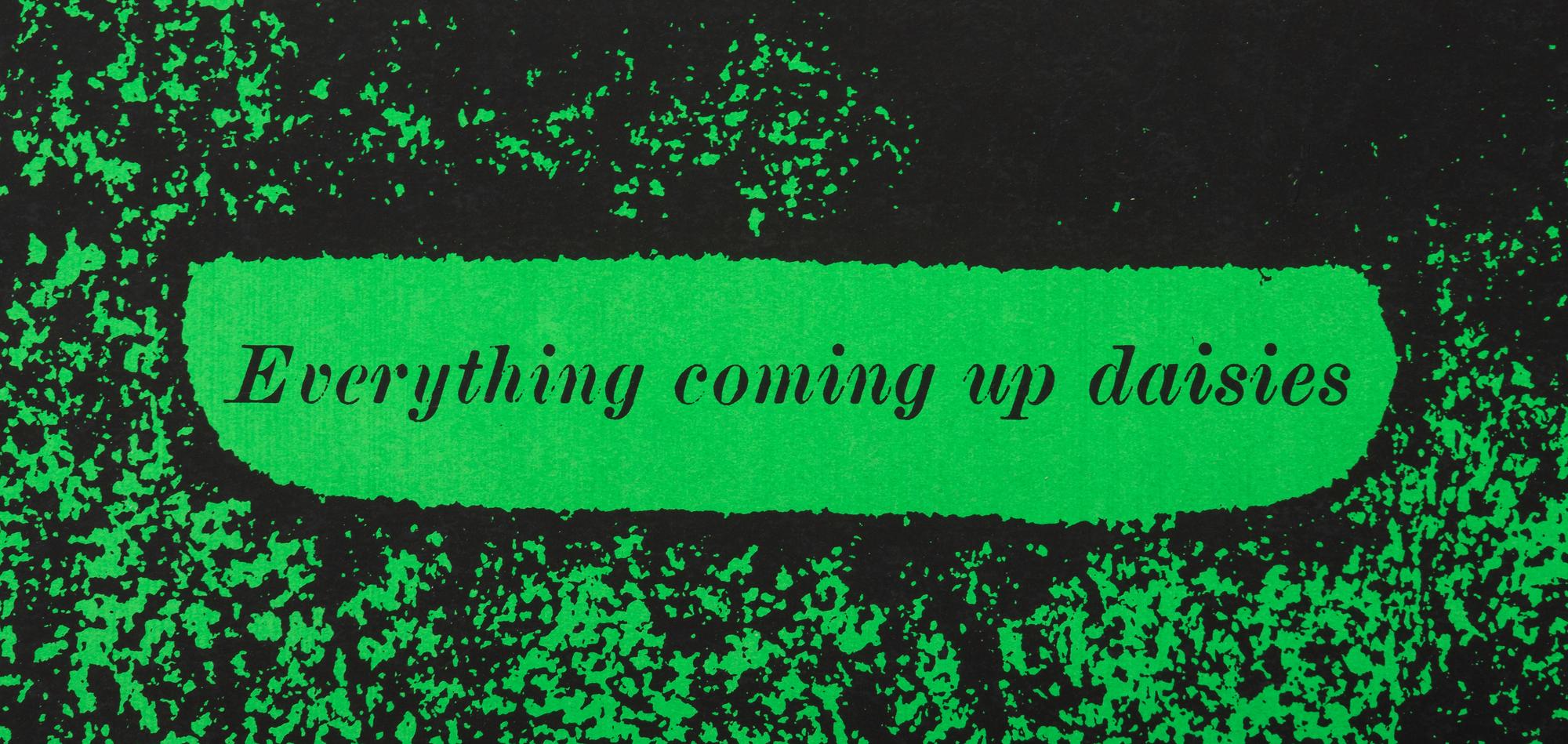D everything coming up daisies ( from circus alphabet), 1968