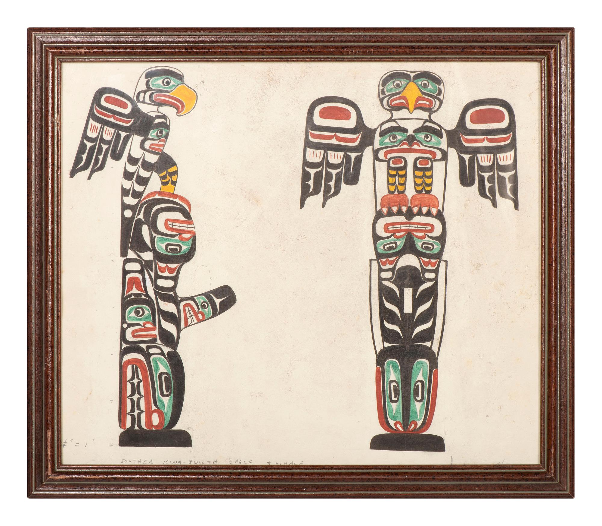 Southern Kwa-Gulth Eagle and Whale