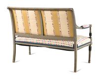 A Directoire Style Painted Settee