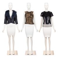 Three Oscar de la Renta Tops, c.2009