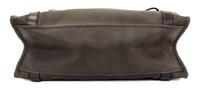 An Hermes Vert de Gris Canvas and Ebene Vache Cabalicol Tote, 15.5" x 11.5" x 6.5".