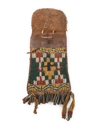 Southern Plains Beaded Hide Strike-a-Light Bag