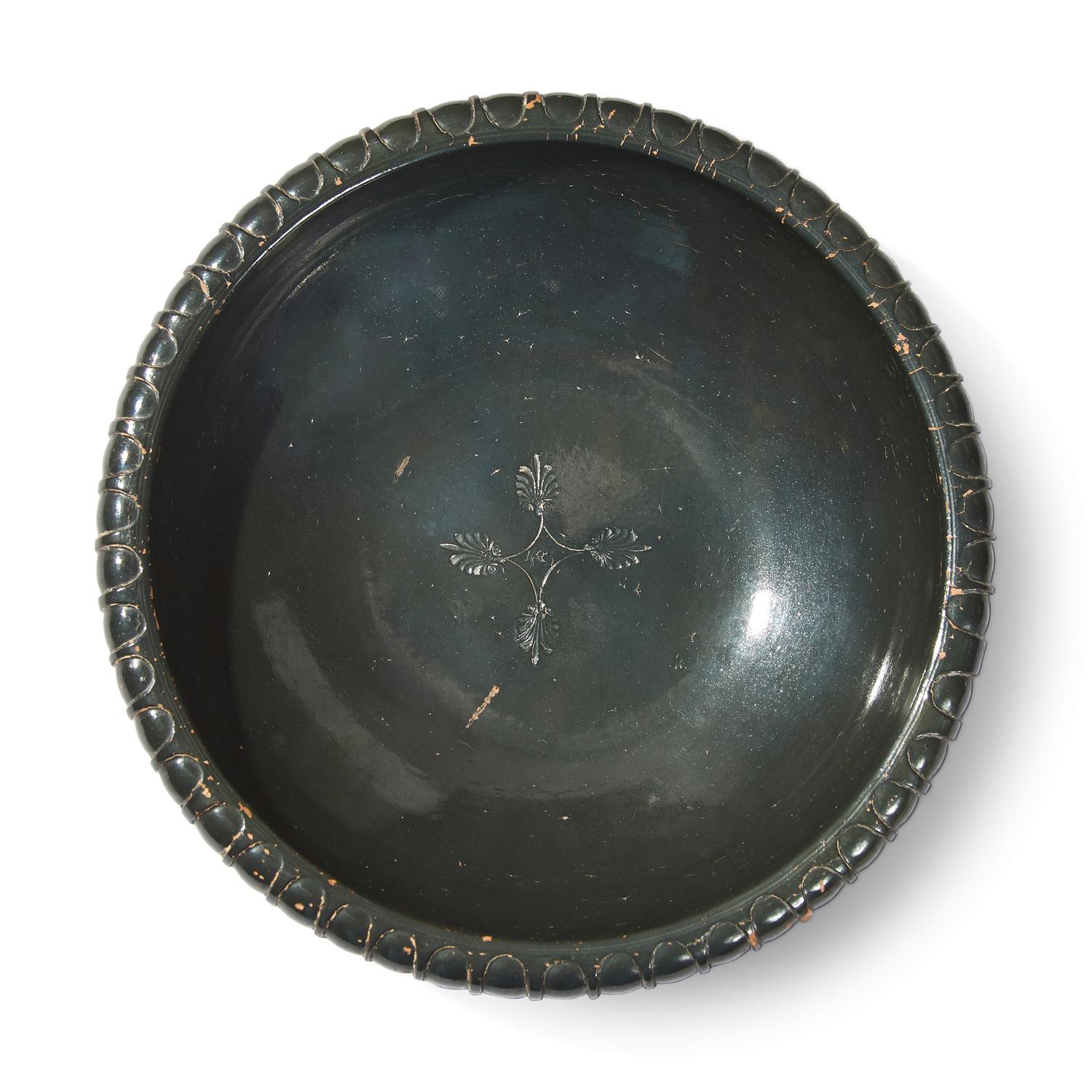 A Campanian Black-Glazed Dish