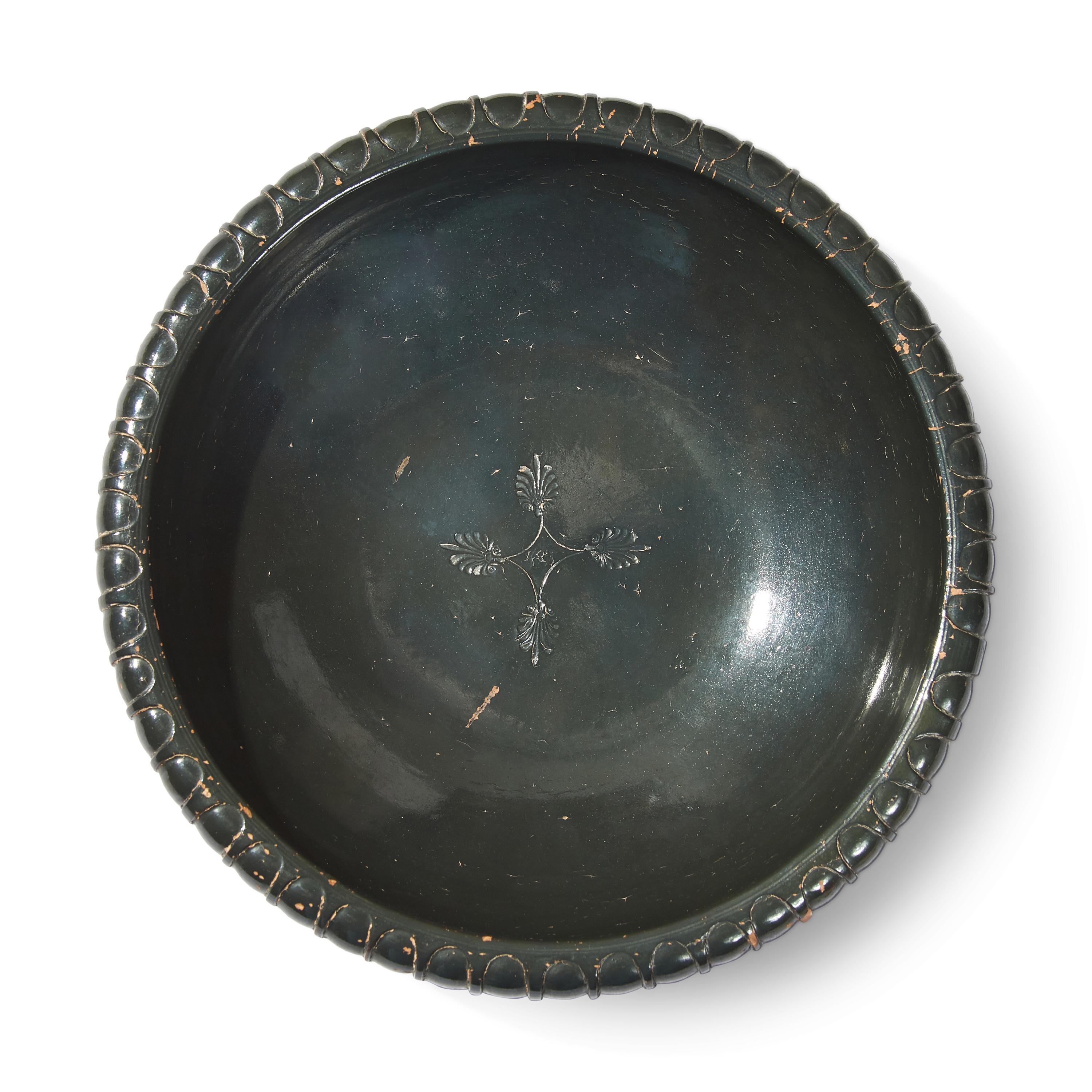 A Campanian Black-Glazed Dish