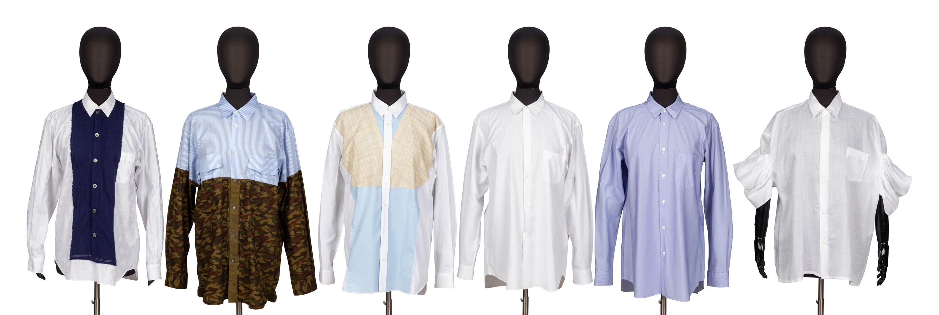 Comme des Garçons, Six Button-Up Shirts