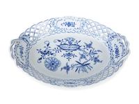 Two Meissen Blue Onion Porcelain Bowls — 19TH/20TH CENTURY