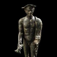 A Roman Bronze Mercury