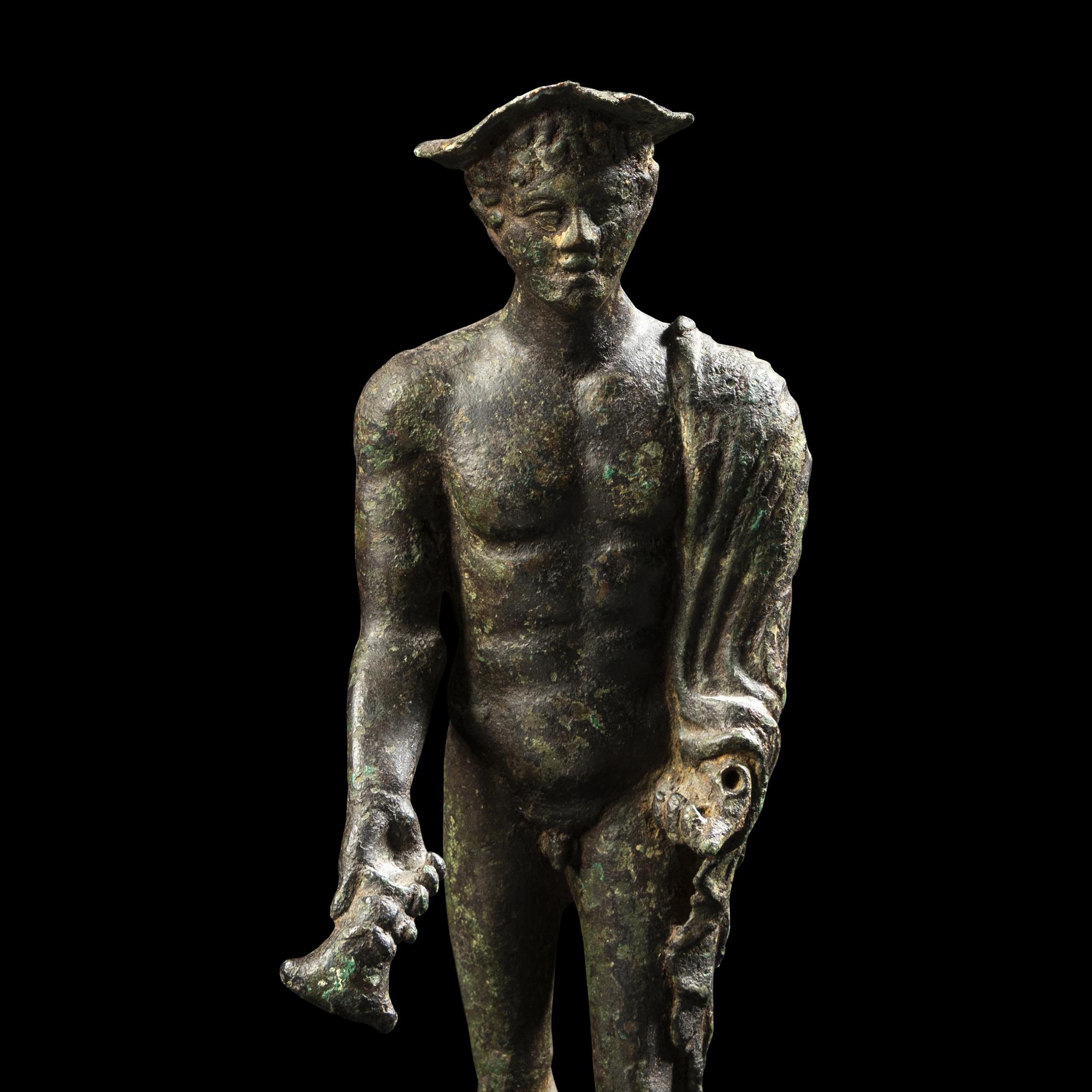 A Roman Bronze Mercury