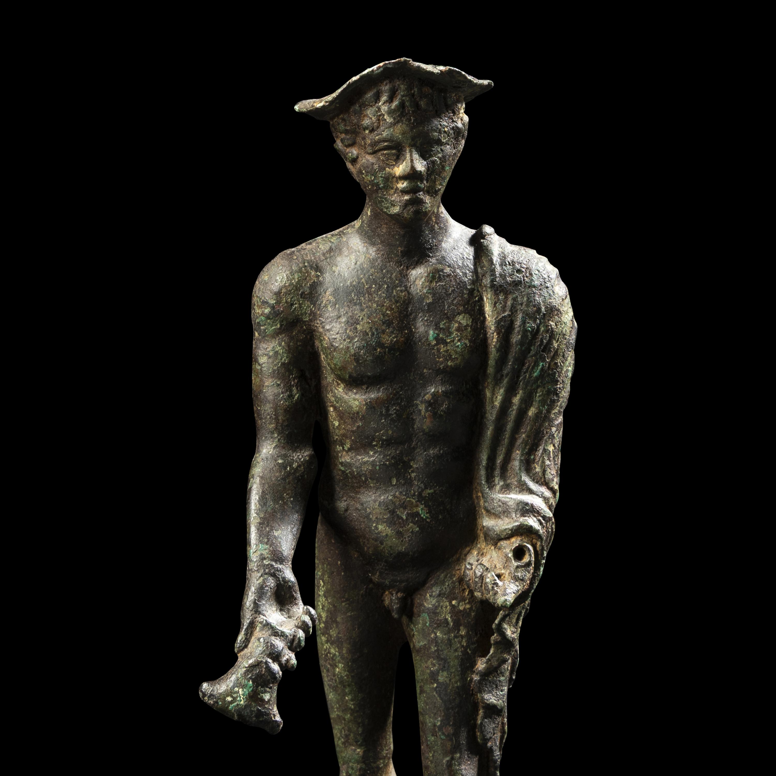 A Roman Bronze Mercury