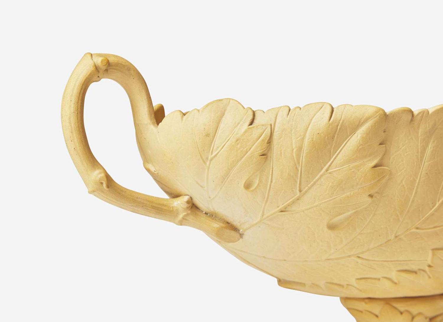 A Wedgwood Caneware Leafage Ware Bowl, UK, circa 1800