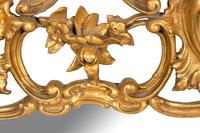 A George III Style Giltwood Three-Panel Mirror