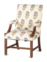 A George III Style Mahogany Armchair
