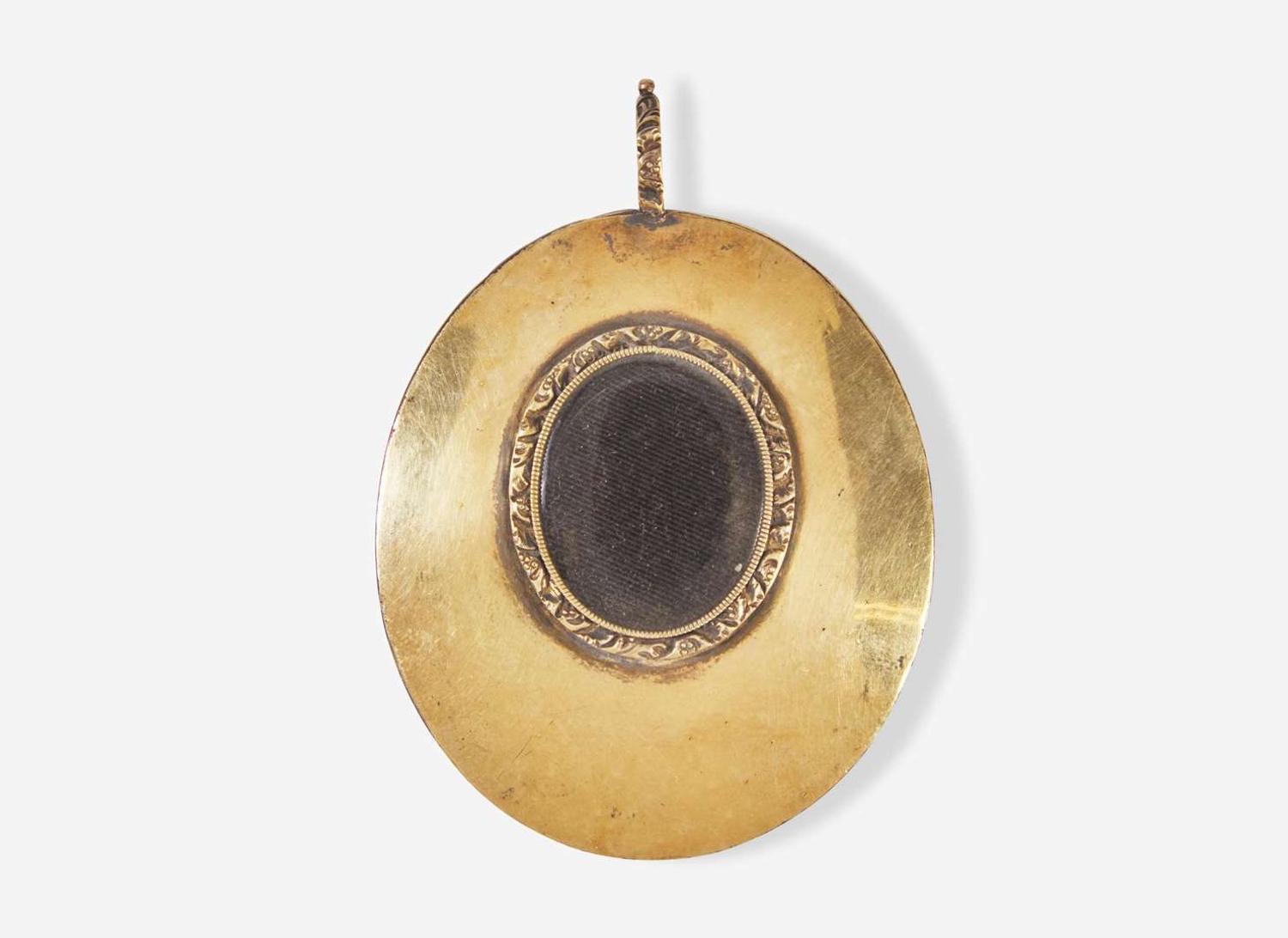 American and French School 18th / 19th century, Two Portrait Miniatures of Ladies
