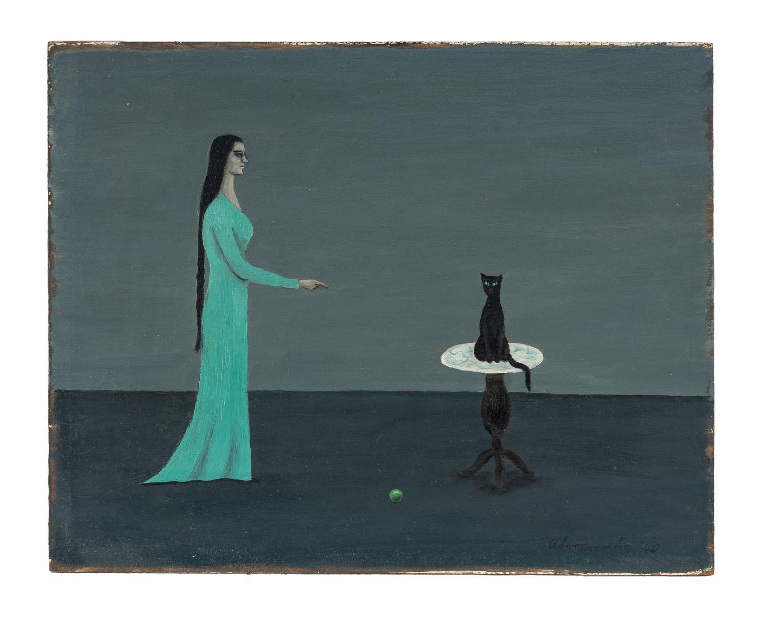 Lady with Black Braid, 1960