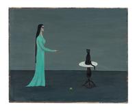 Lady with Black Braid, 1960