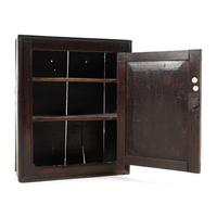 A Charles II Oak Hanging Cabinet
