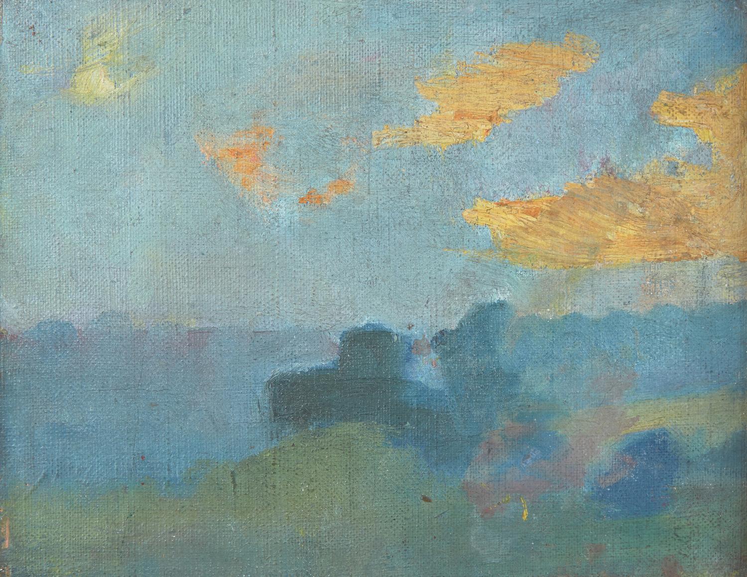 Landscape with Blue Sky