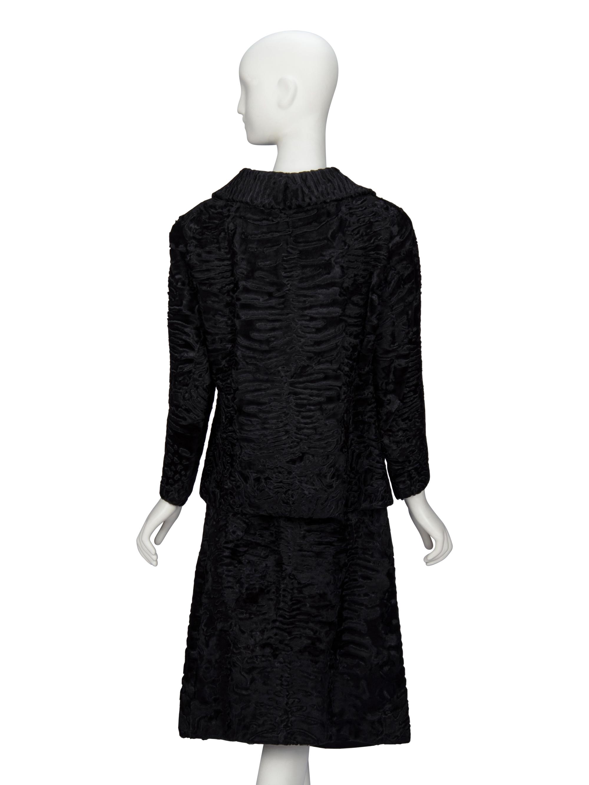 A Broadtail Skirt Suit