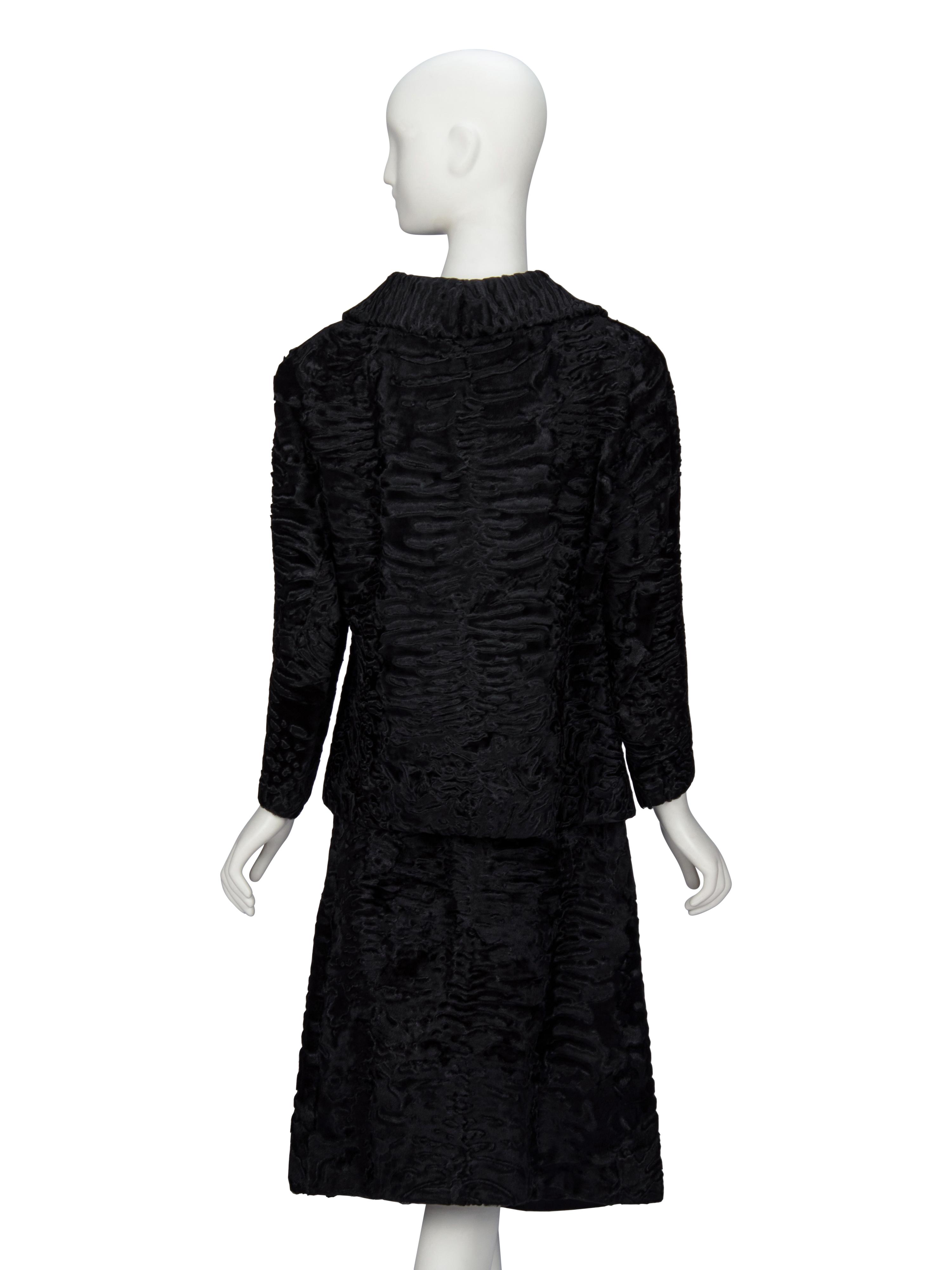 A Broadtail Skirt Suit