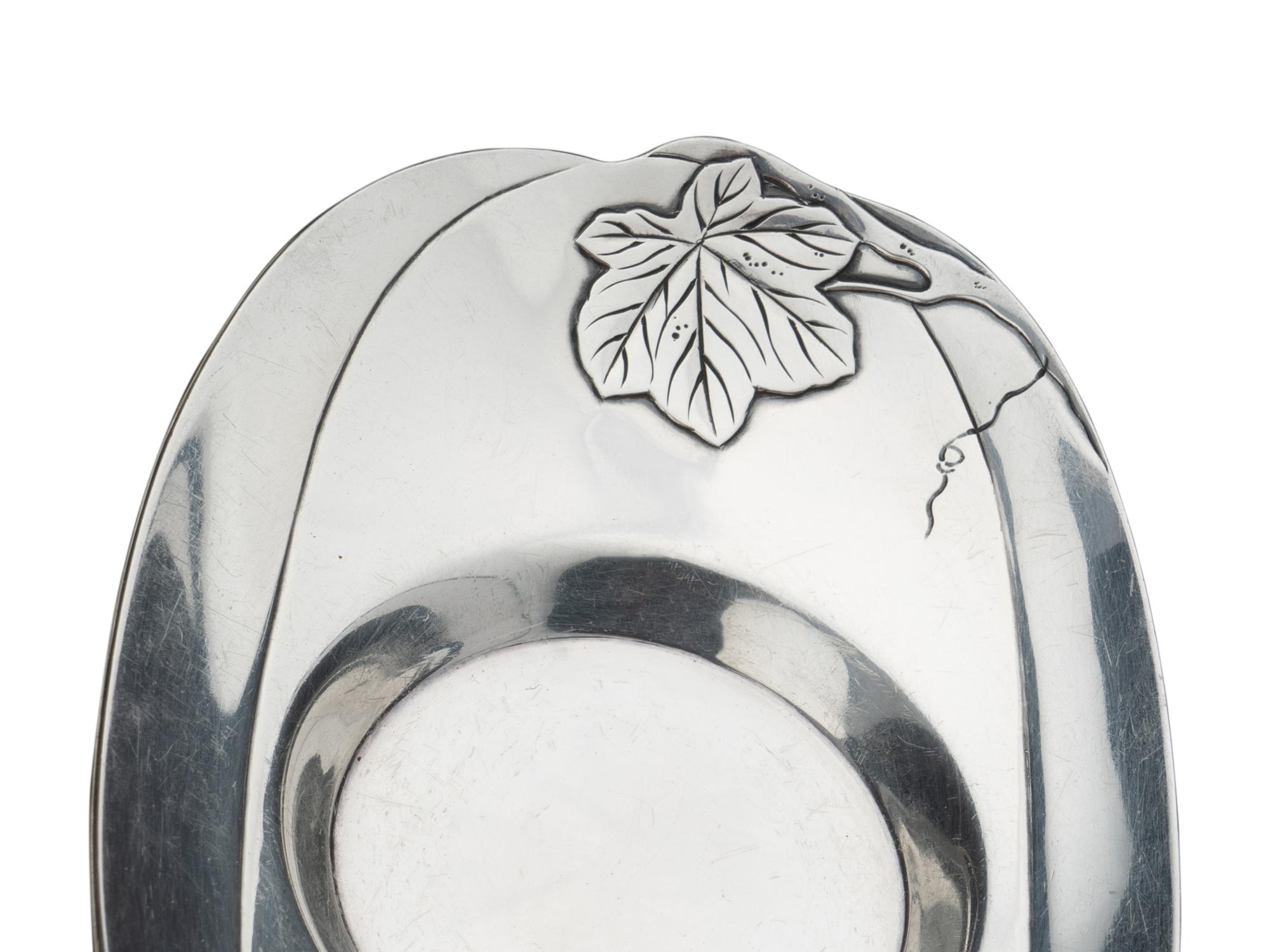 A Japanese Export Silver Tea Set and Tray
