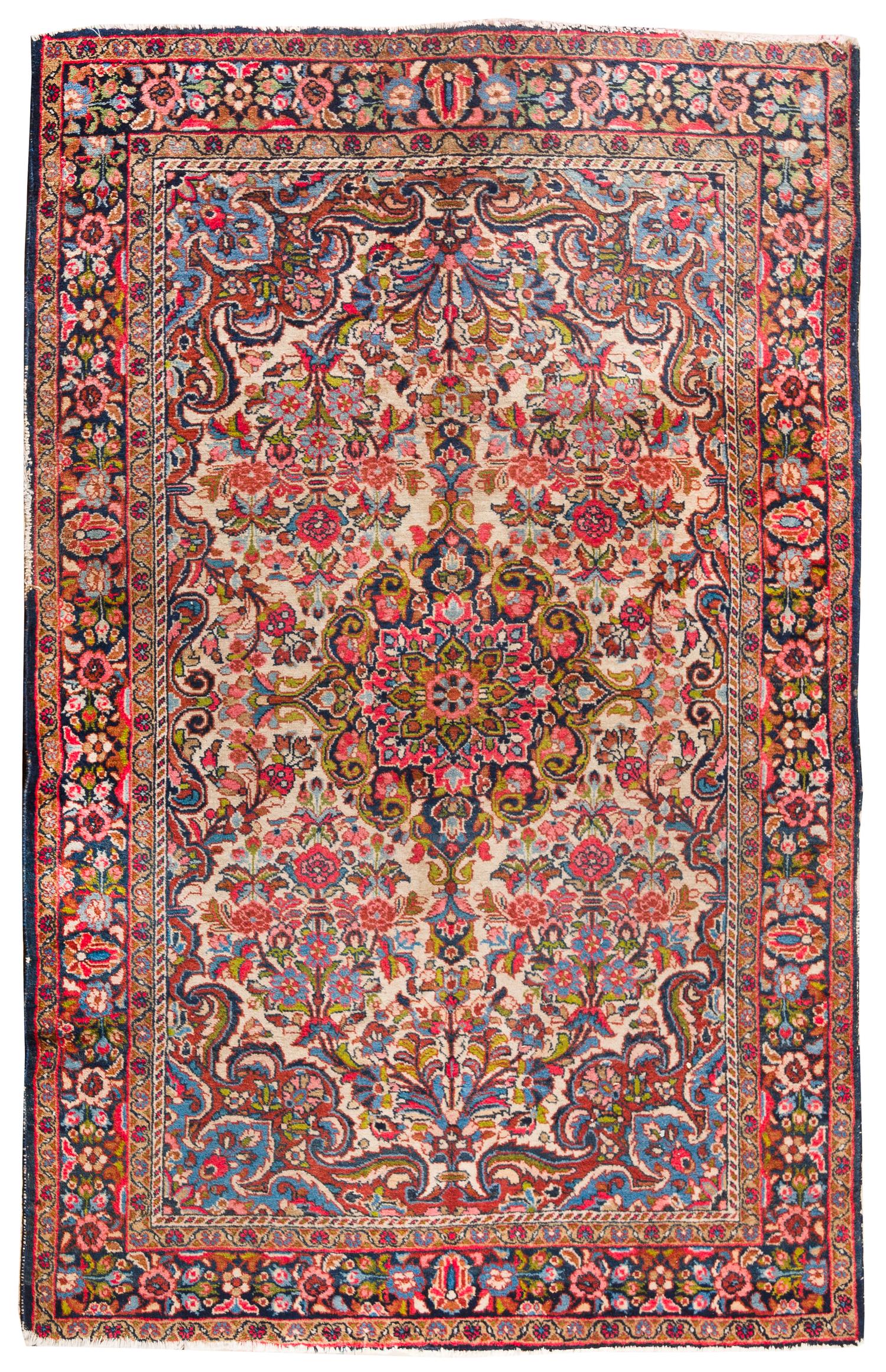 A Tabriz Wool Rug 7 feet x 4 feet 11 inches. — EARLY 20TH CENTURY