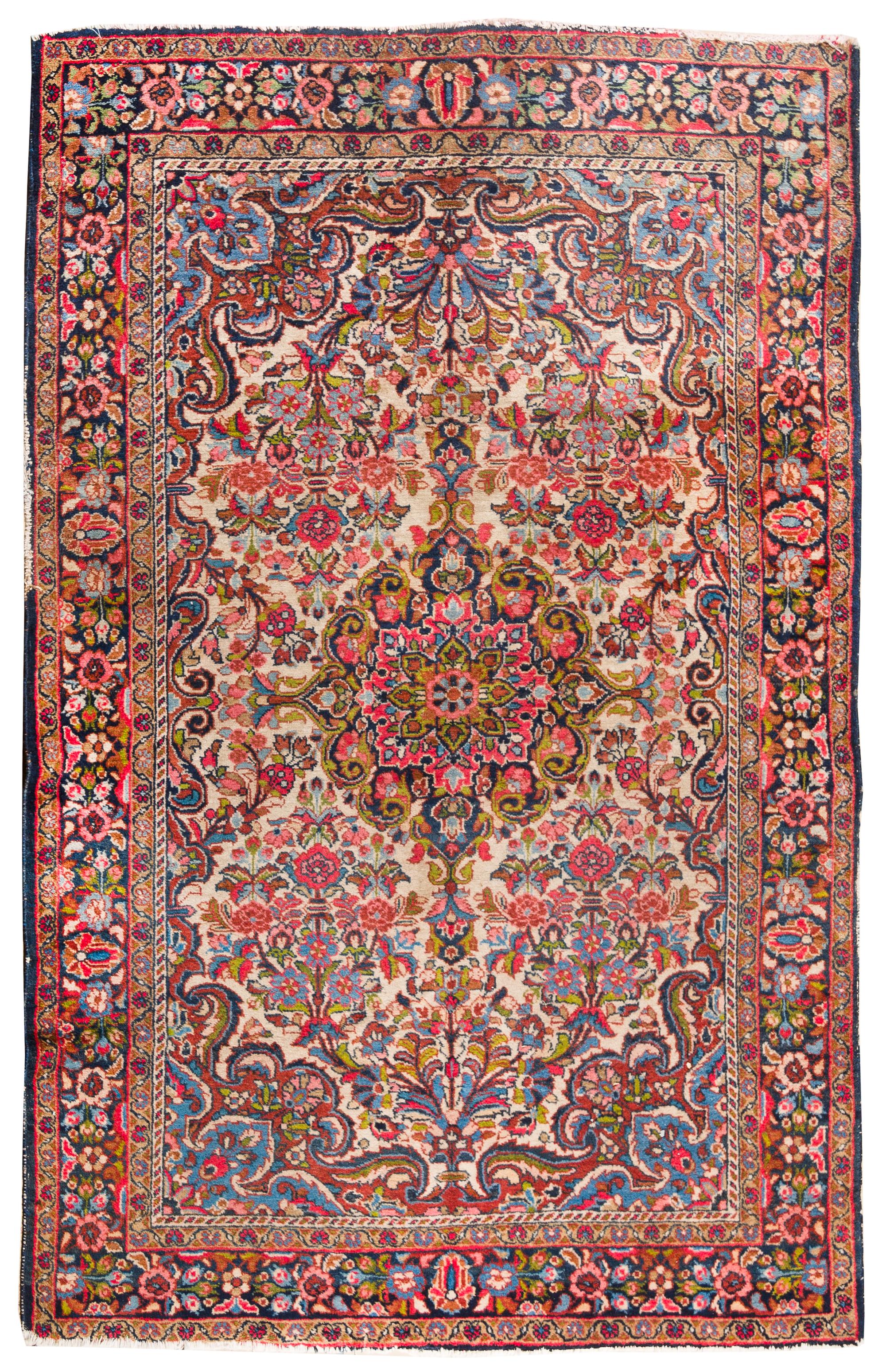 A Tabriz Wool Rug 7 feet x 4 feet 11 inches. — EARLY 20TH CENTURY