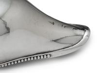 A Hester Bateman George III Silver Teapot on Stand and Pap Boat