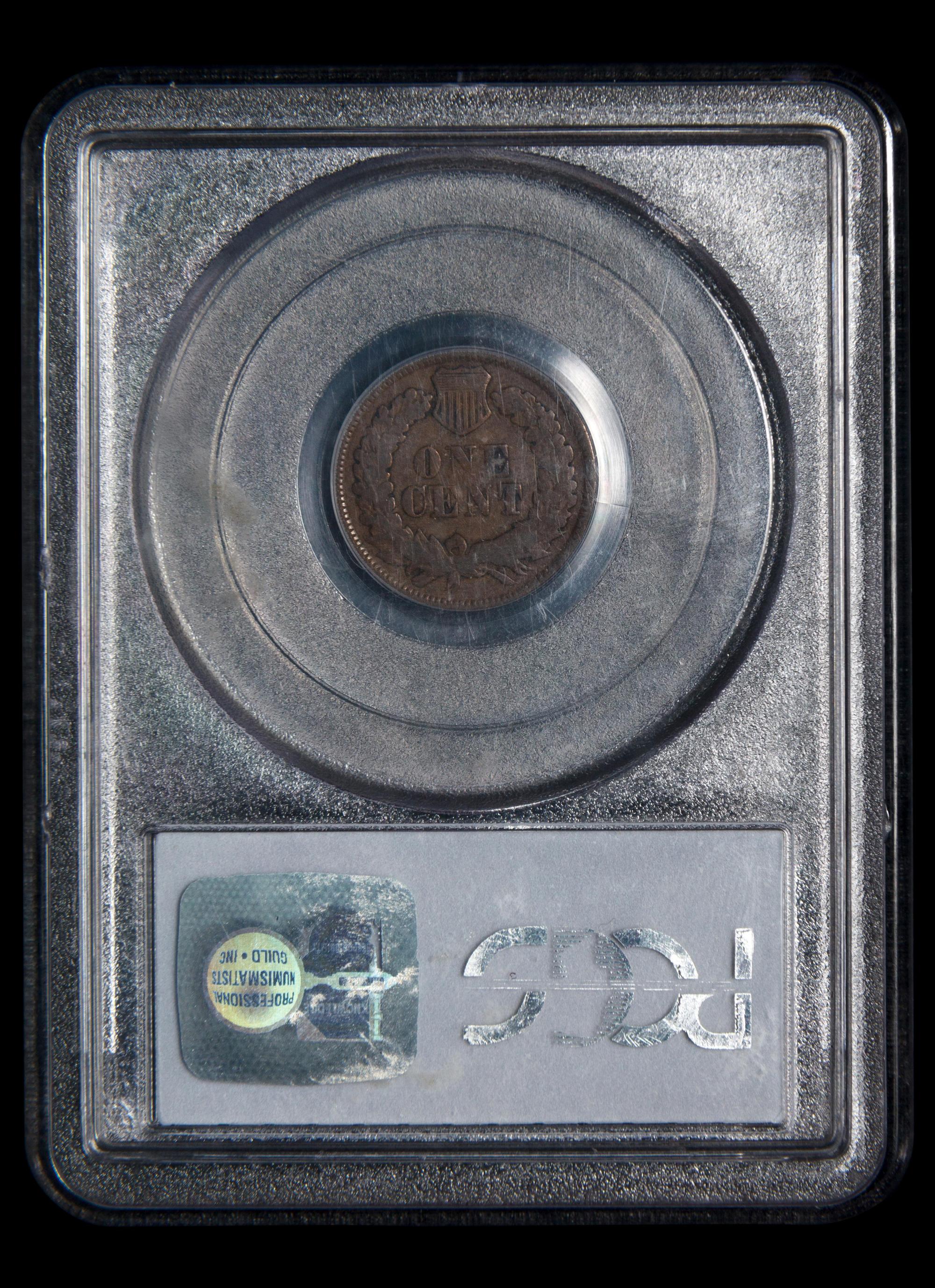 An 1877 Indian Head 1c Coin (PCGS VG08)