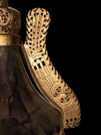 An Imperial Gilt Bronze and Iron Helmet and Partial Set of Armor