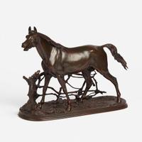 After Pierre-Jules Mêne (French, 1810–1879) Cheval à la Barrière N°1 (Djinn)
