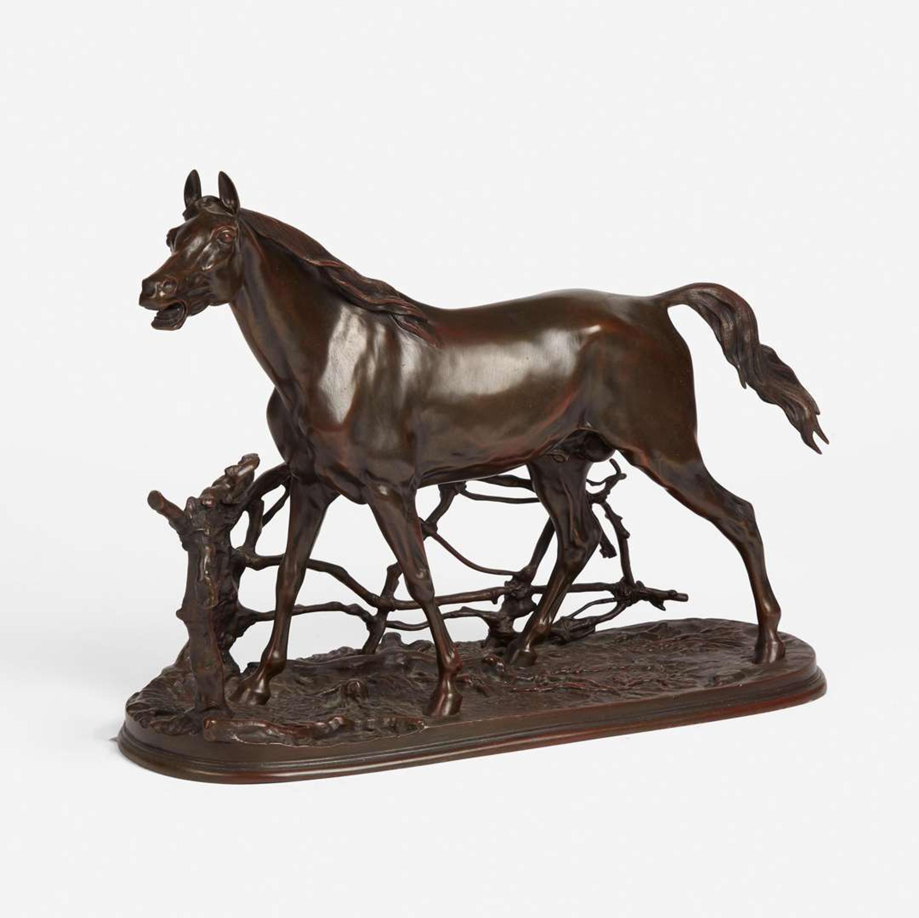 After Pierre-Jules Mêne (French, 1810–1879) Cheval à la Barrière N°1 (Djinn)
