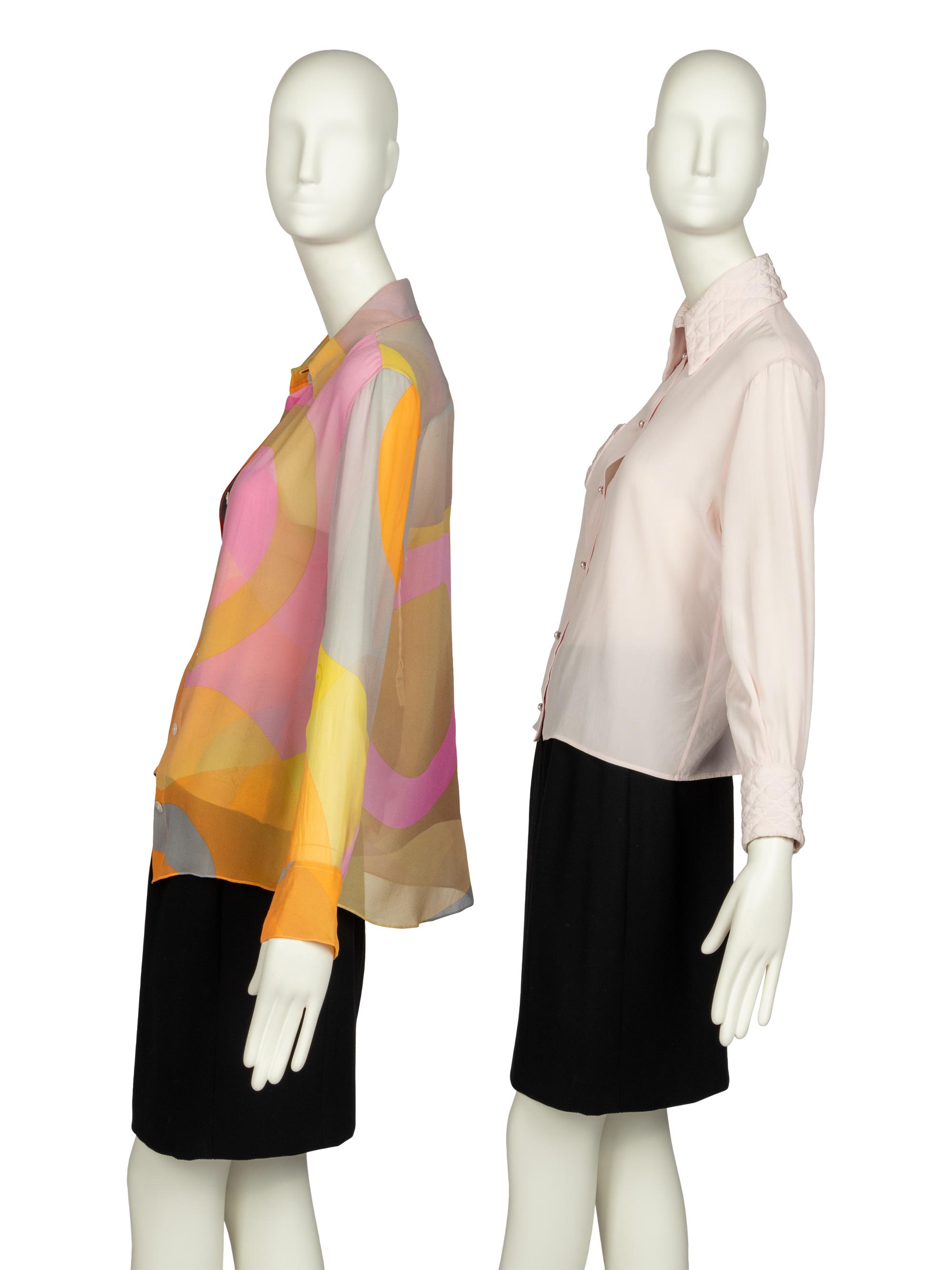 Three Chanel Items: One Shirt and Camisole Set, One Shirt, 2000s