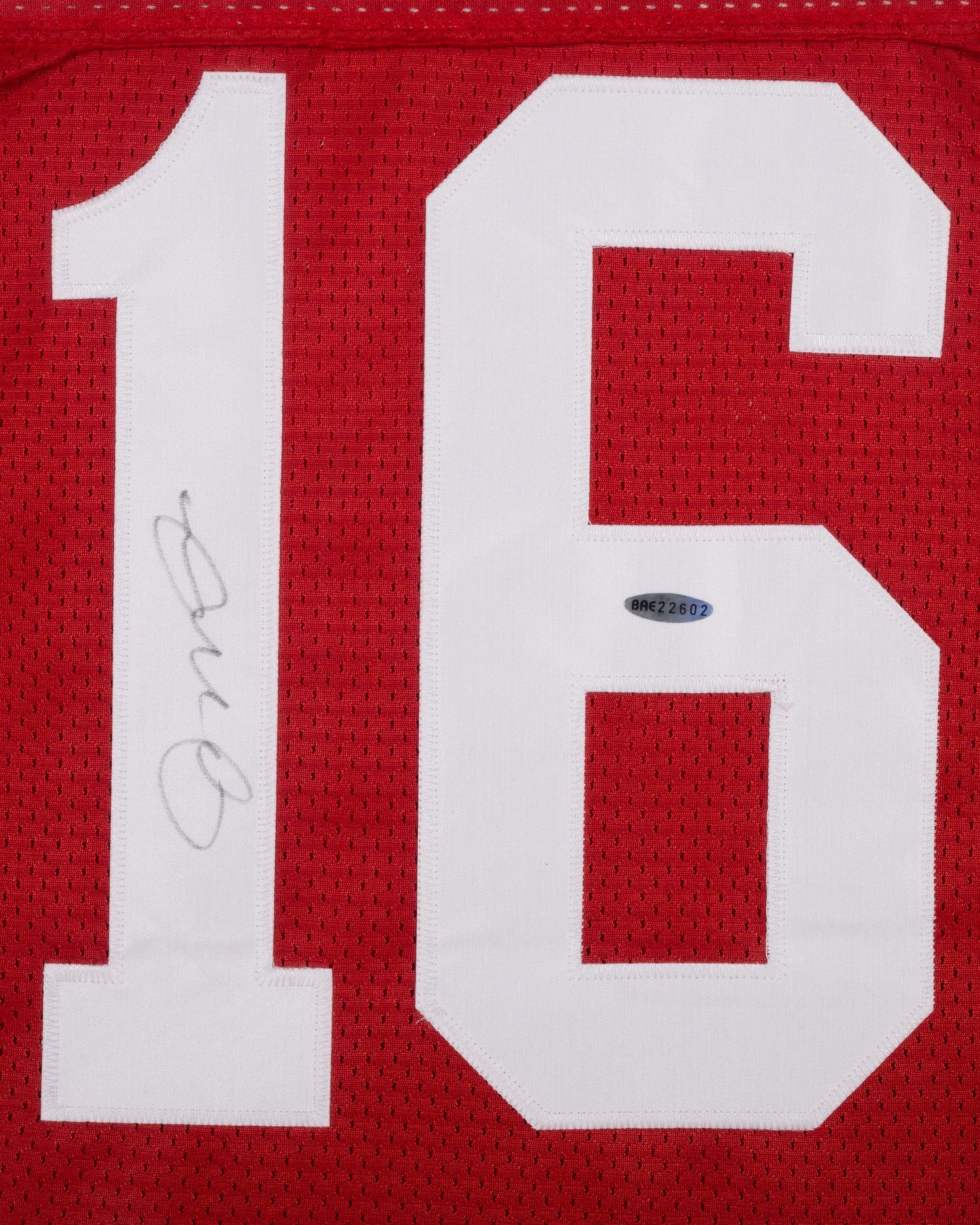 A Joe Montana San Francisco 49ers Signed Autograph Wilson Jersey (Upper Deck Authenticated),