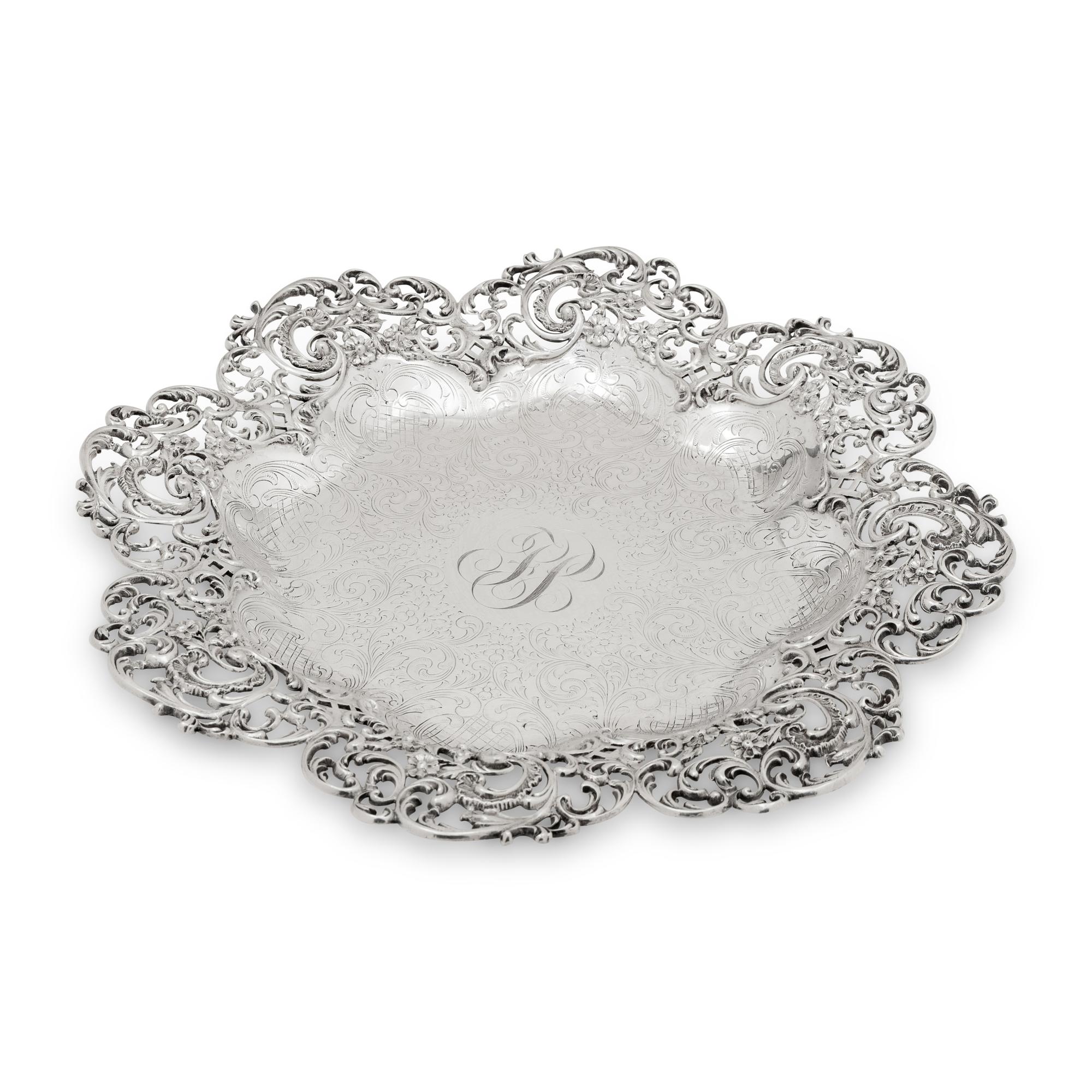 An American Silver Center Bowl