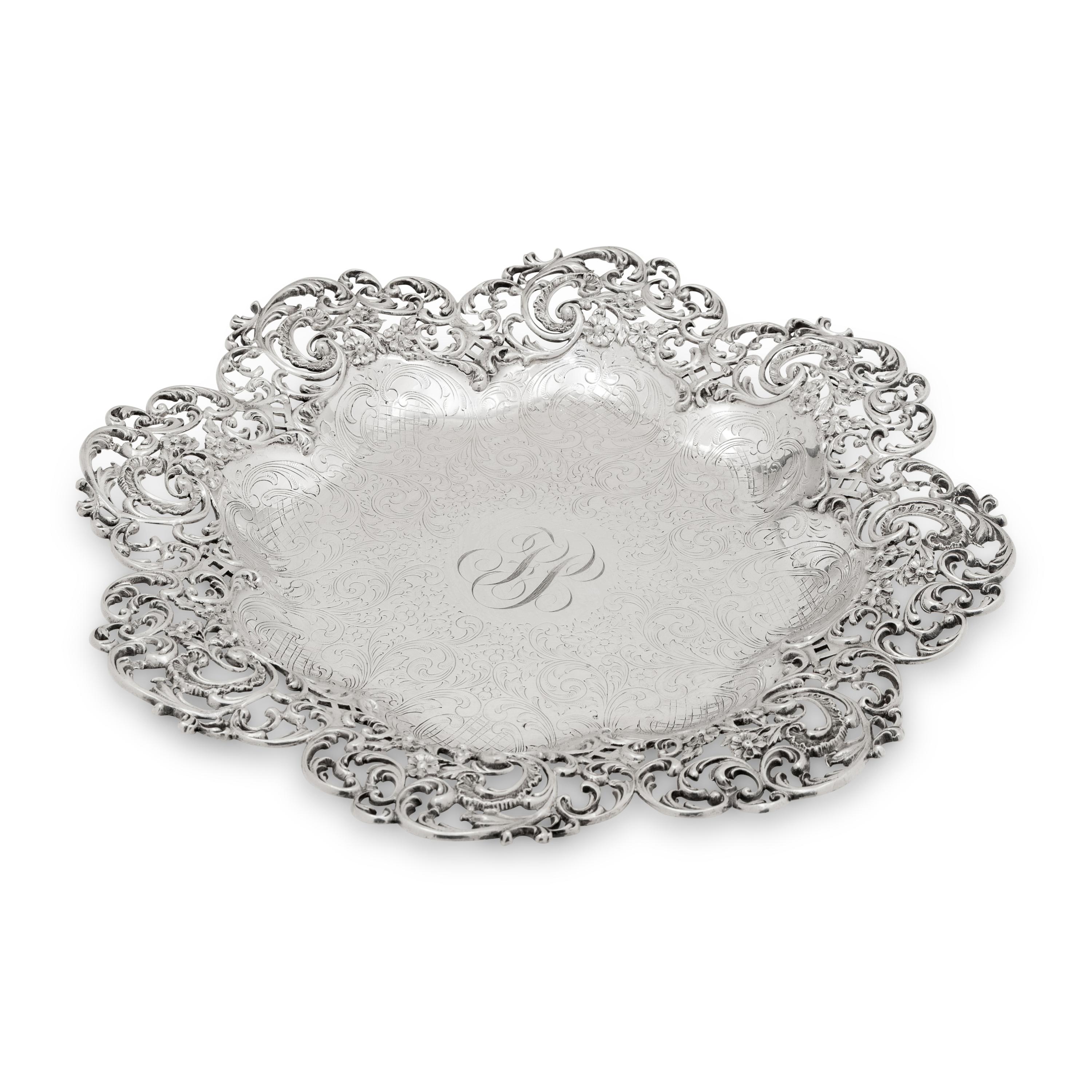 An American Silver Center Bowl