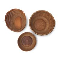 Three Nantucket Lightship Baskets