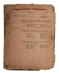 [NATIVE AMERICAN]. Papers associated with the Sioux, Assiniboine, and Ponca Nations, ca early 1900s.