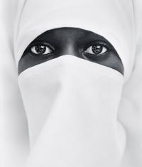 Chester Higgins, Jr. (American, b. 1946) — A Young Muslim Woman in Brooklyn, 1990; printed 2009