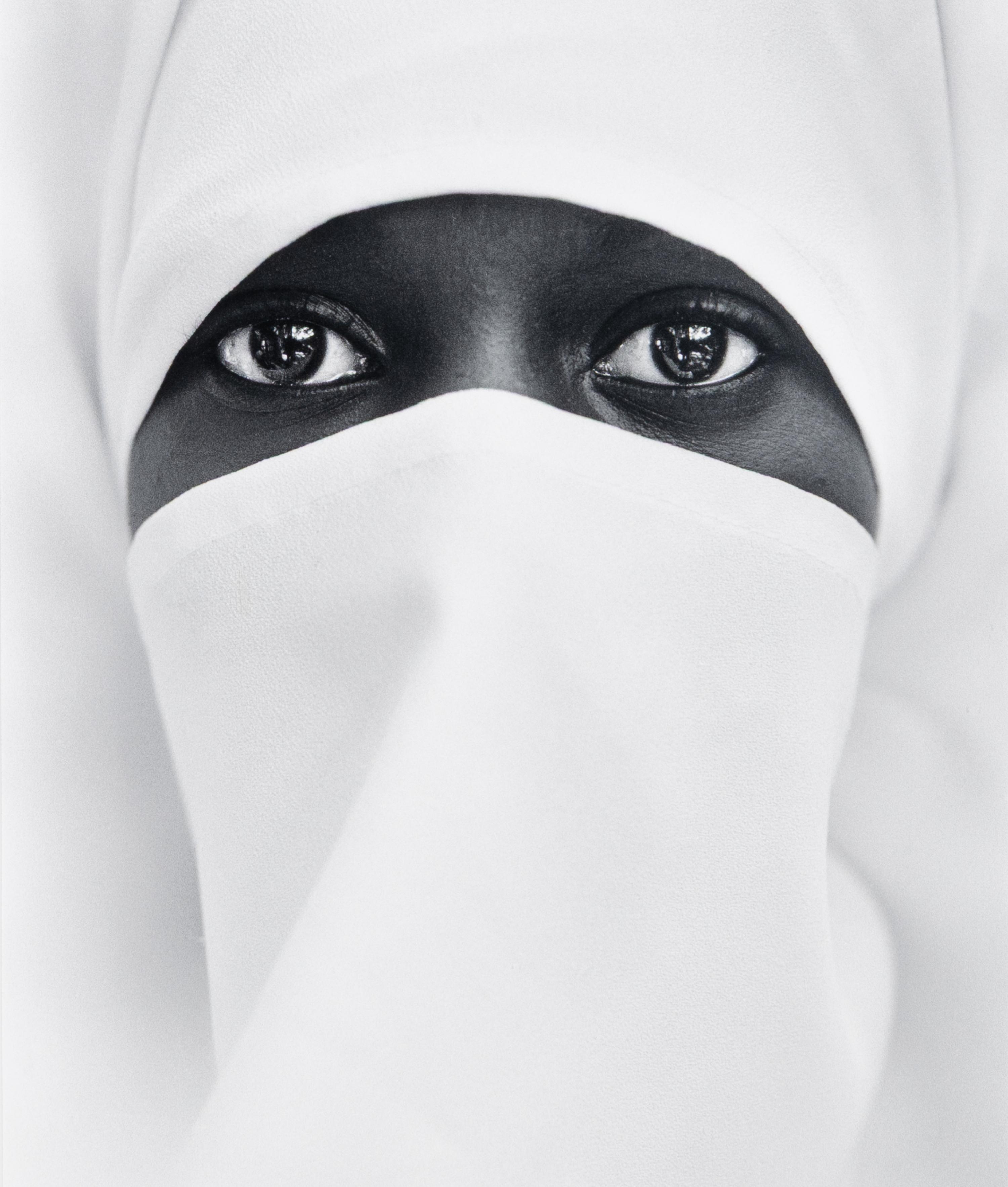 Chester Higgins, Jr. (American, b. 1946) — A Young Muslim Woman in Brooklyn, 1990; printed 2009