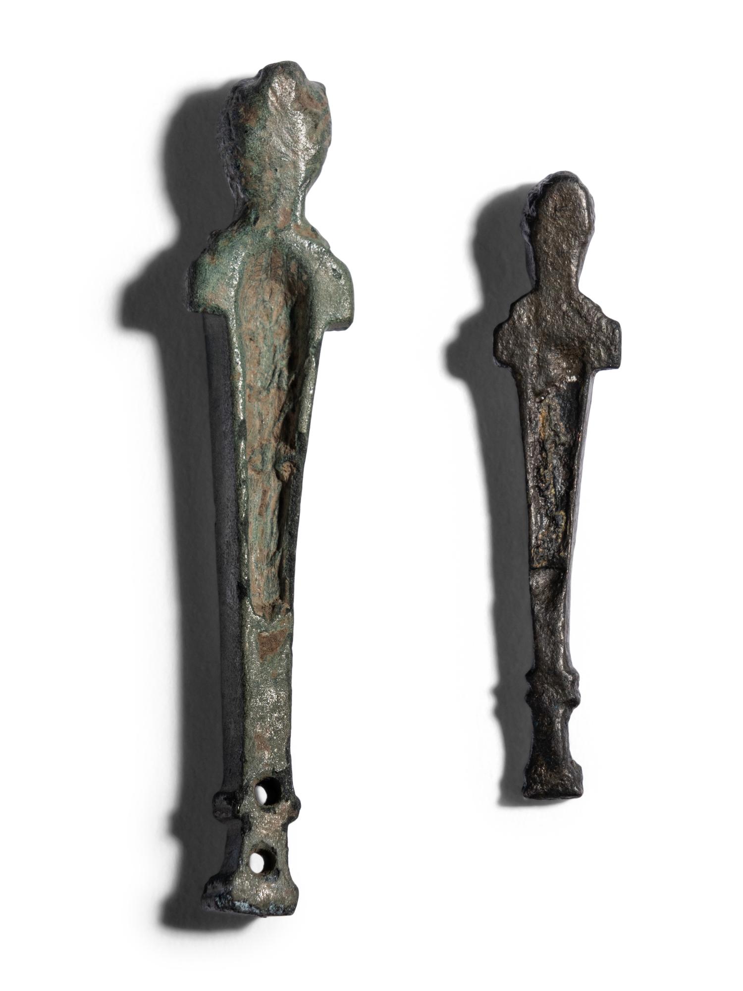 Two Roman Bronze Herms