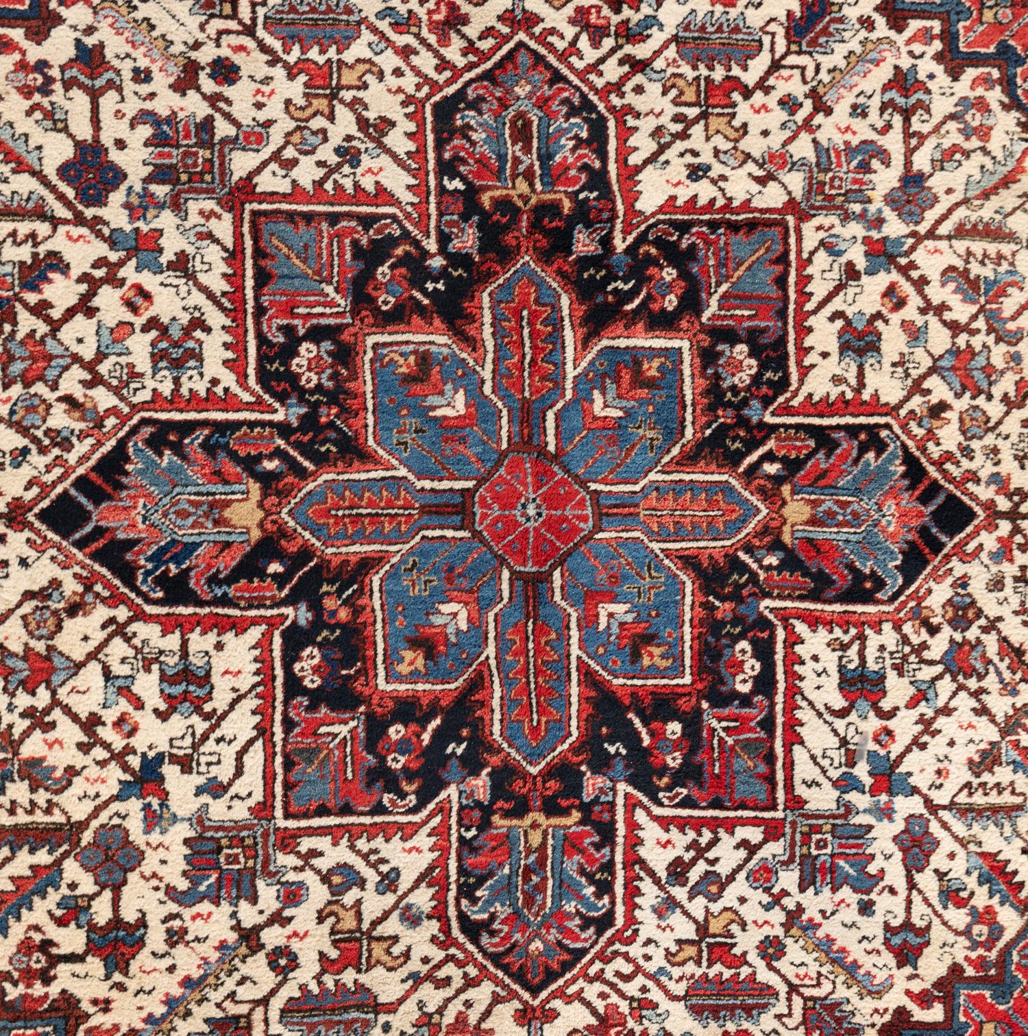 A Heriz Wool Rug