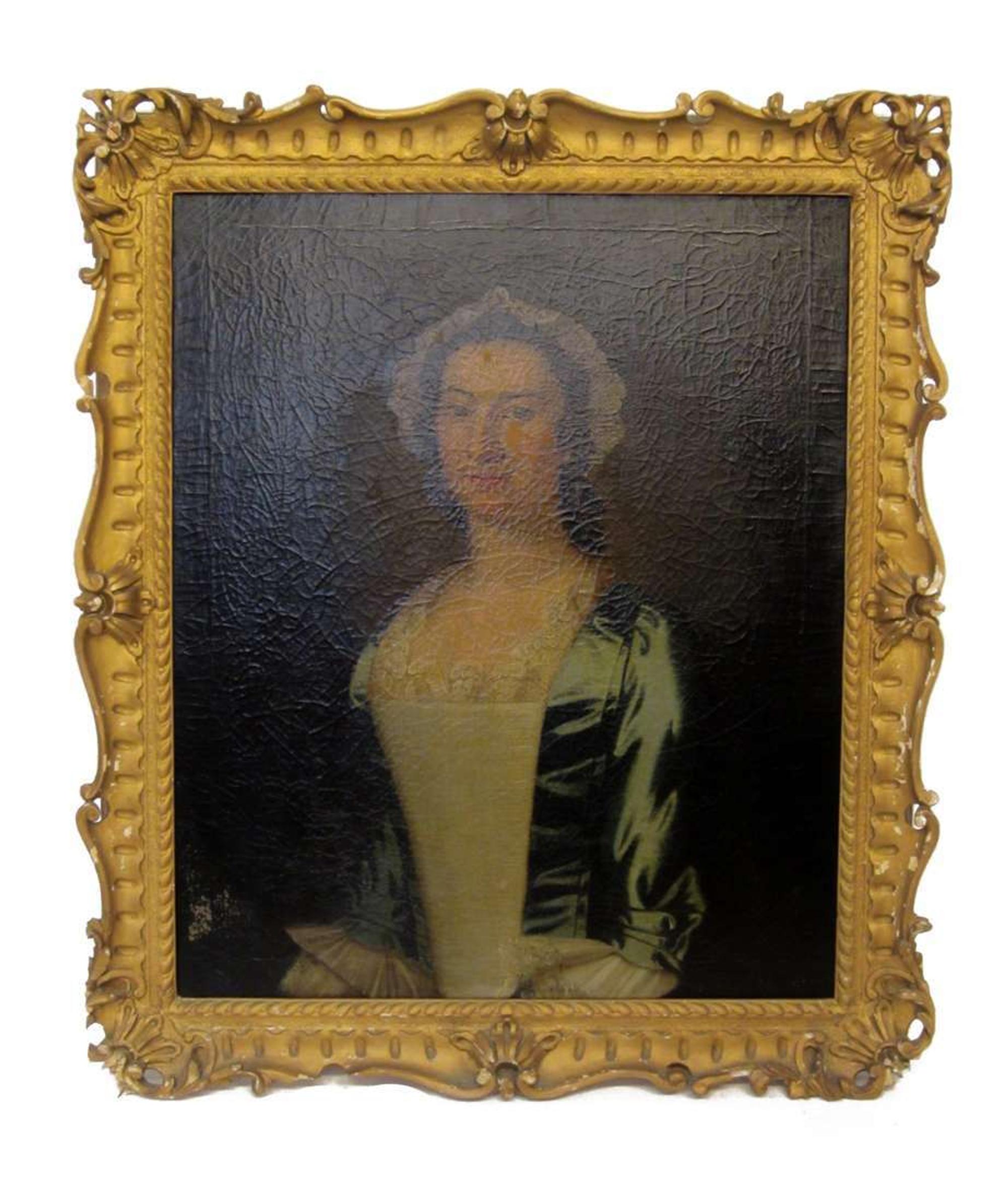 Anglo/American School 18th century portrait of a lady