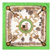 Four Hermès 90cm Silk Scarves