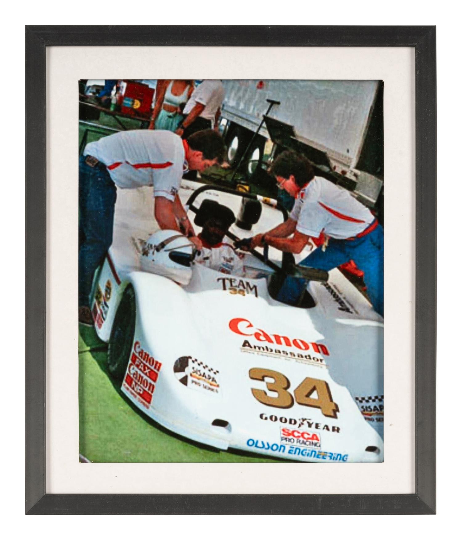 An Exceptionally Rare Walter Payton Race Used Signed Custom Auto Racing Helmet
